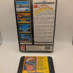 Global Gladiators Sega Mega Drive Complete Fair Condtion 1993 PAL USED FRENLY BRICKS - Open 7 Days