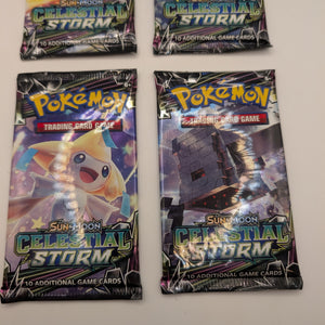 4 x Pokemon Celestial Storm Booster Packs (Art Set) FRENLY BRICKS - Open 7 Days