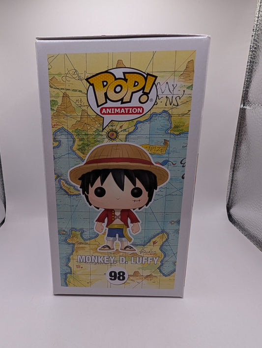 One Piece - Luffy Pop! Vinyl Figure #98 Funko FRENLY BRICKS - Open 7 Days