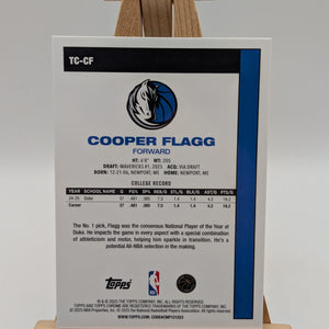 2025-26 Topps - 1980-81 Topps Chrome Silver Pack Cooper Flagg #TC-CF (RC) FRENLY BRICKS - Open 7 Days