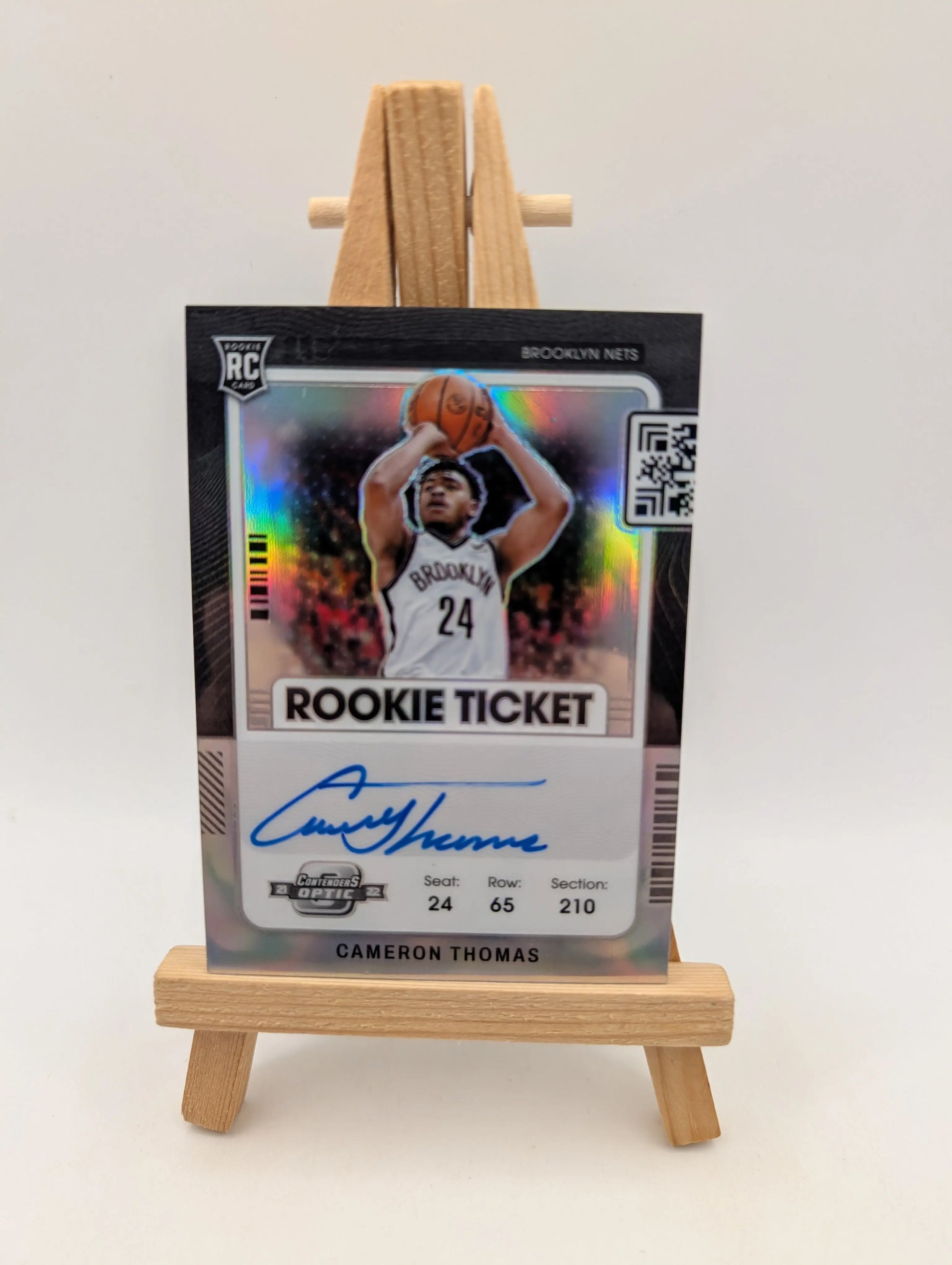 2021 Contenders Optic Cameron Thomas Variation Auto 137 FRENLY BRICKS - Open 7 Days