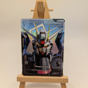 Gundam TCG Resource Freedom Gundam Foil - R-008 C+ NM FRENLY BRICKS - Open 7 Days