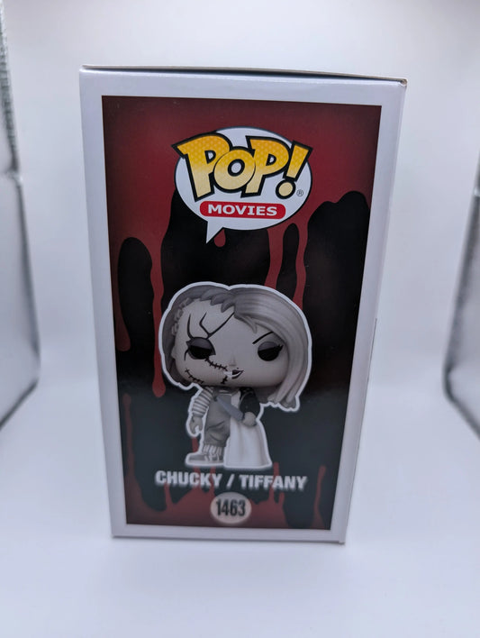 Chucky/Tiffany Pop Bride Of Chucky #1463 FRENLY BRICKS - Open 7 Days