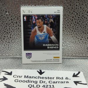 2019-20 Panini NOIR AUTO Harrison Barnes /49 on card FRENLY BRICKS - Open 7 Days