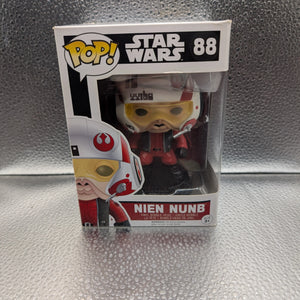 FUNKO Pop Vinyl Nien Nunb Star Wars #88 FRENLY BRICKS - Open 7 Days