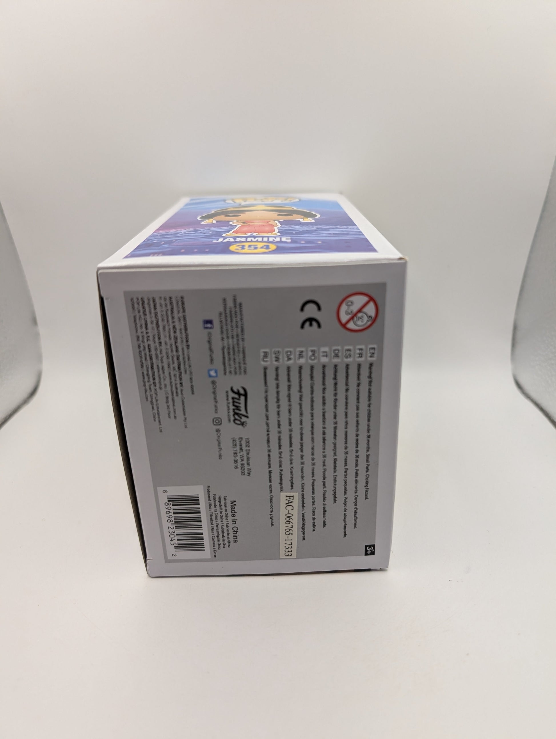 Funko Pop Vinyl! Disney: Jasmine #354 Classic Aladdin Princess FRENLY BRICKS - Open 7 Days