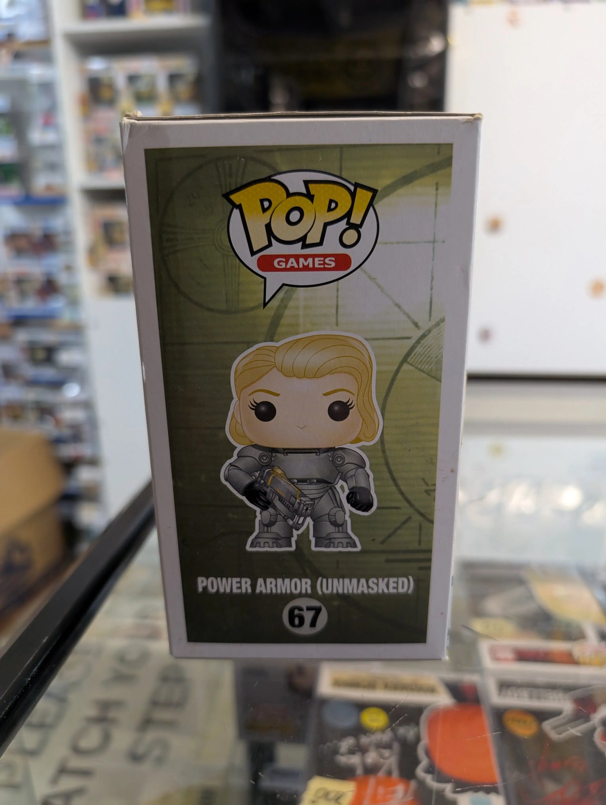 Fallout Power Armor Unmasked Funko Games #67 Pop! Vinyl Figure New FRENLY BRICKS - Open 7 Days