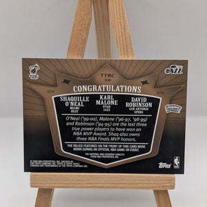 2007 Topps Threads SEPIA /9 RELICS COMBOS Shaquille Karl Malone David Robinson FRENLY BRICKS - Open 7 Days