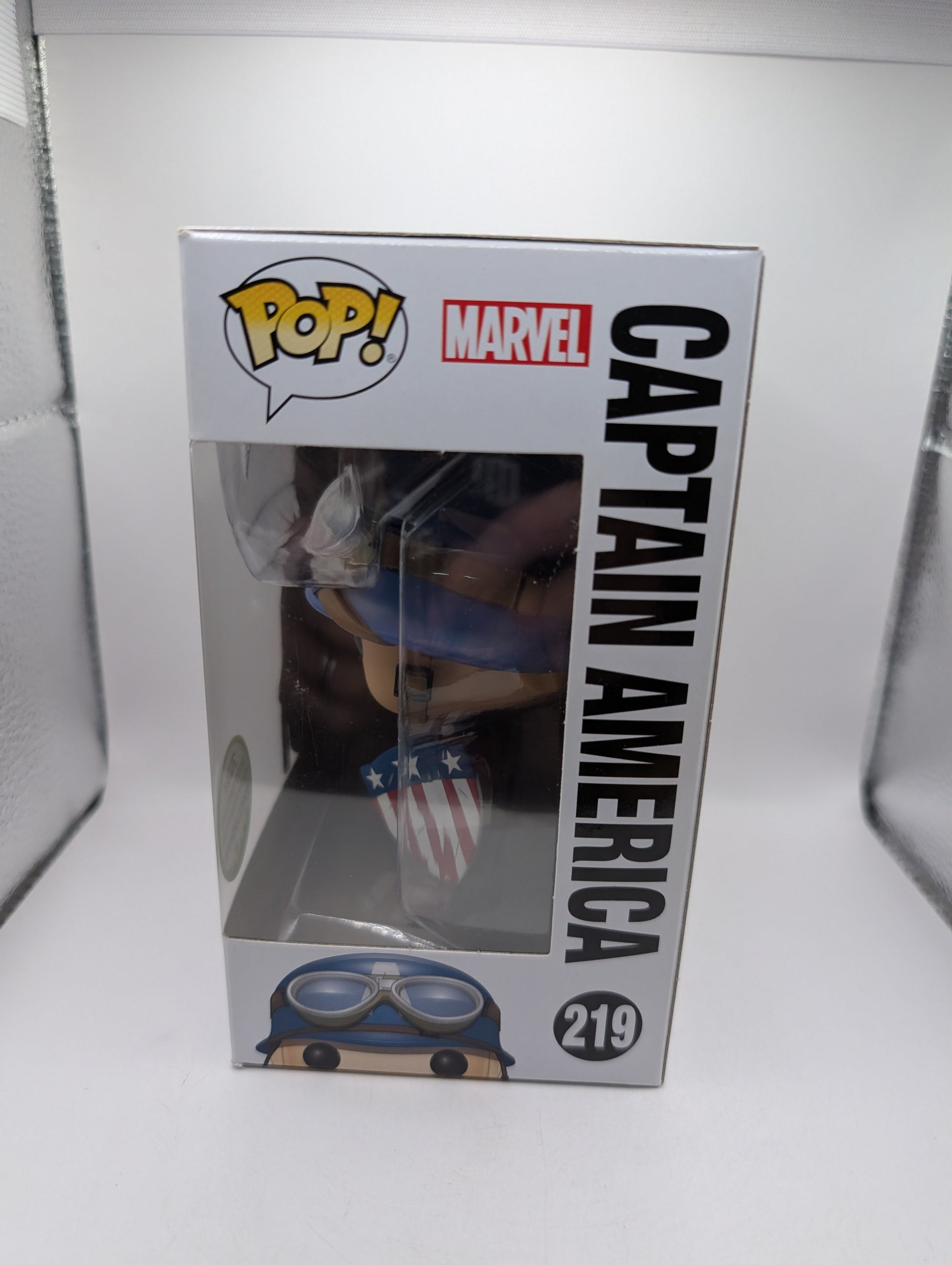 Funko Pop! Vinyl Captain America #219 2017 Spring Convention Exclusive FRENLY BRICKS - Open 7 Days