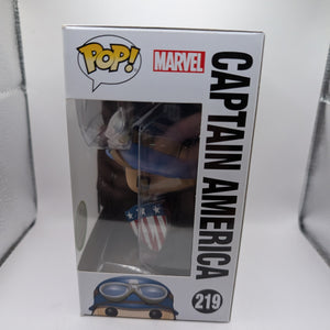 Funko Pop! Vinyl Captain America #219 2017 Spring Convention Exclusive FRENLY BRICKS - Open 7 Days