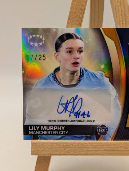 2024-25 Topps Chrome Uefa Women's Champions League - Premium Autograph Relics Lily Murphy #CPAR-MU FRENLY BRICKS - Open 7 Days