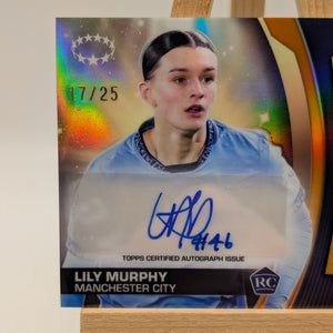 2024-25 Topps Chrome Uefa Women's Champions League - Premium Autograph Relics Lily Murphy #CPAR-MU FRENLY BRICKS - Open 7 Days