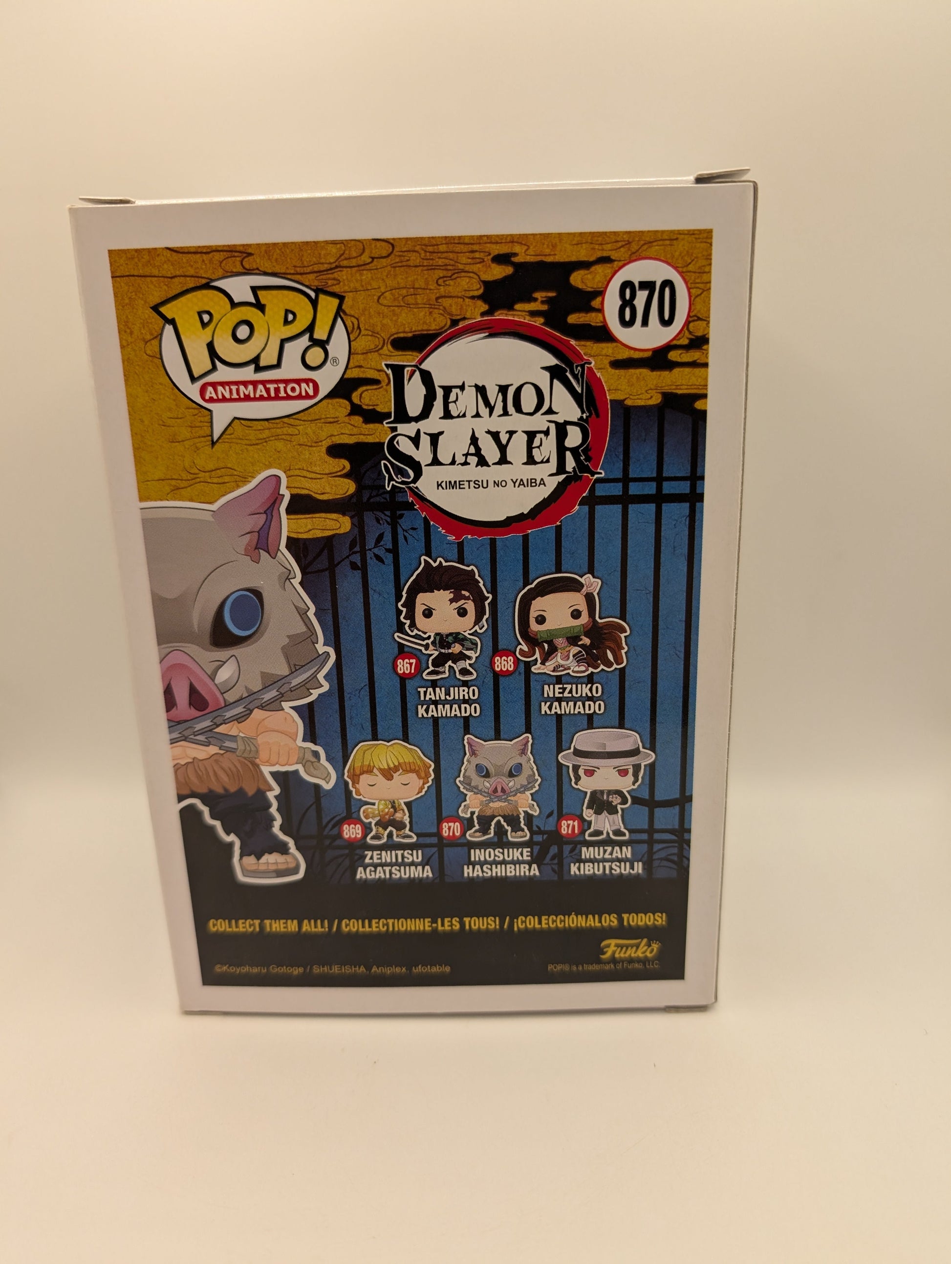 Funko POP! Demon Slayer Inosuke Hashibira #870 FRENLY BRICKS - Open 7 Days