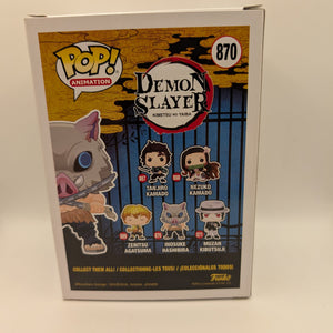 Funko POP! Demon Slayer Inosuke Hashibira #870 FRENLY BRICKS - Open 7 Days