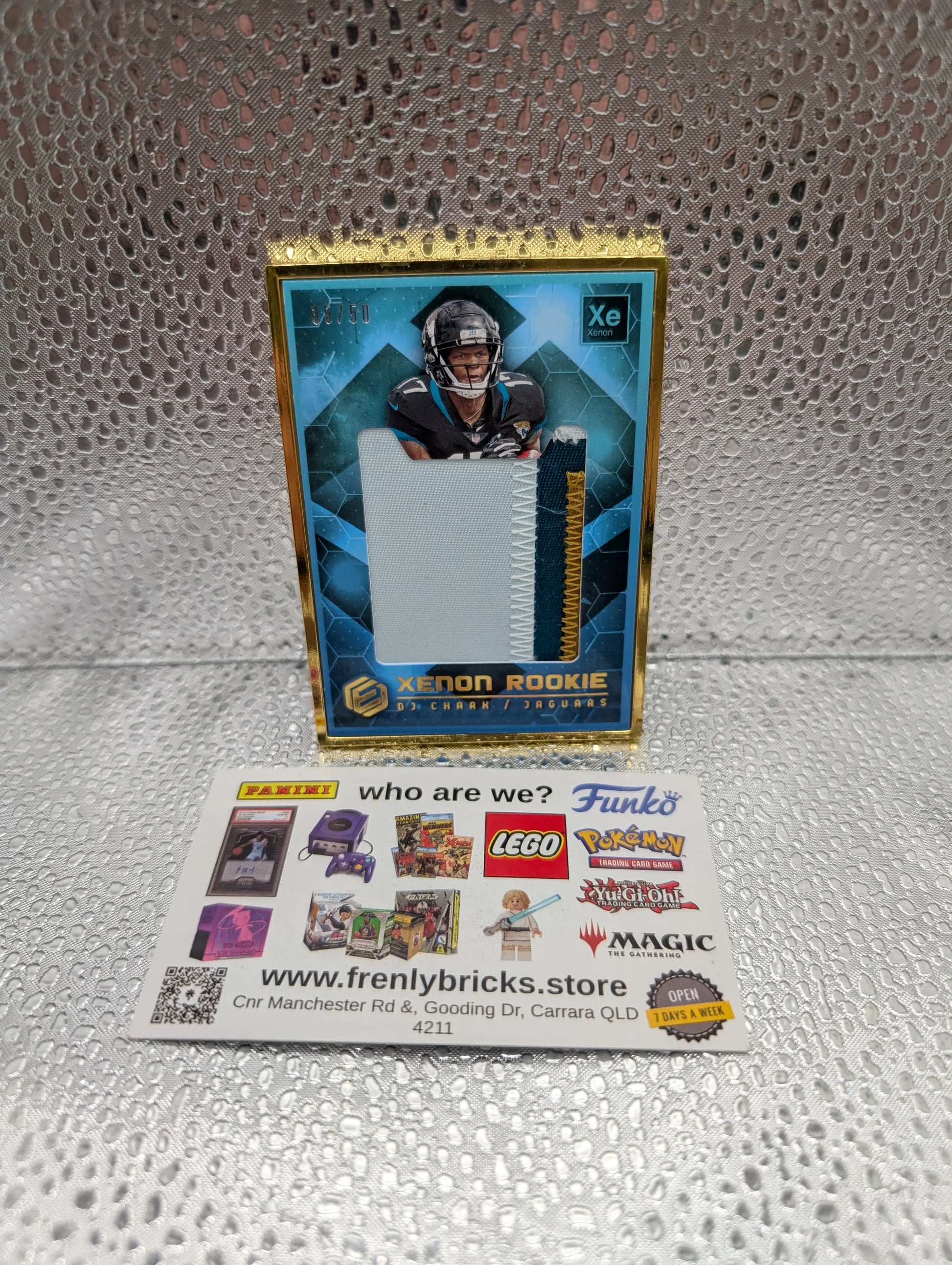 2018 Panini ELEMENTS DJ CHARK RC Xe XENON PATCH Rookie #’d /50 FRENLY BRICKS - Open 7 Days