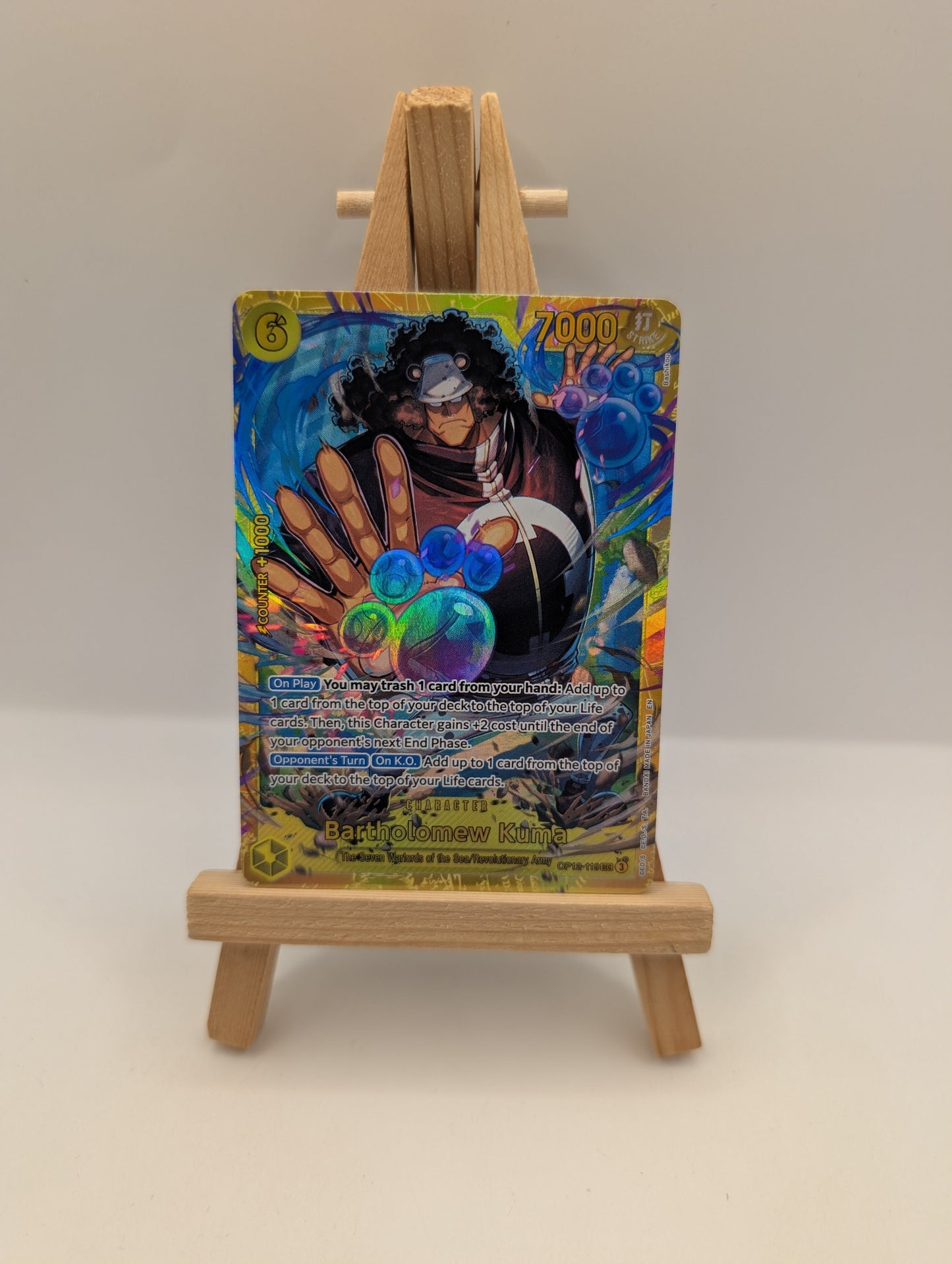 Bartholomew Kuma OP12-119 SEC Legacy of the Master English One Piece FRENLY BRICKS - Open 7 Days