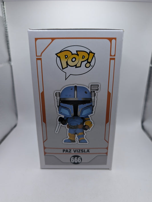 Star Wars: The Mandalorian - Paz Vizsla Pop! Vinyl Figure #666 FRENLY BRICKS - Open 7 Days