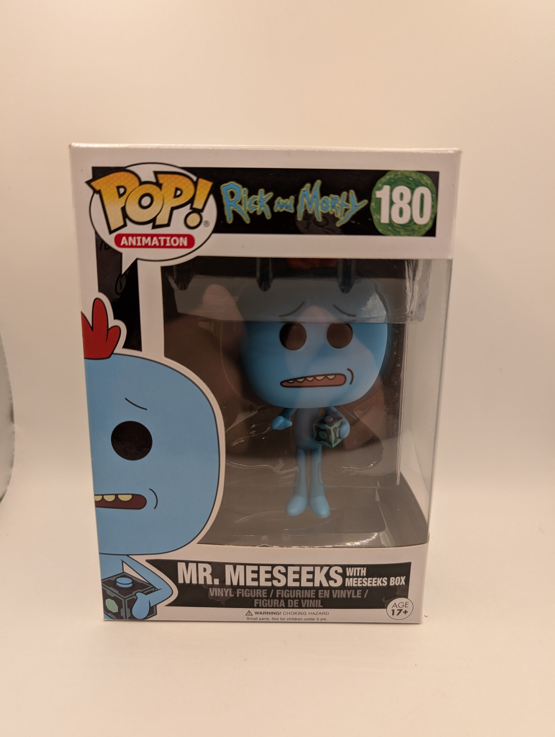 Funko Pop Animation - Mr. Meeseeks with Meeseeks box #180