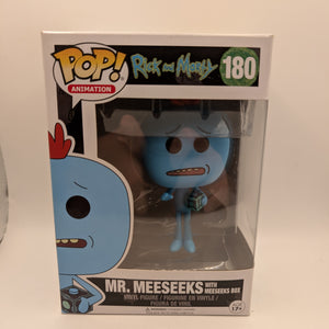 Funko Pop Animation - Mr. Meeseeks with Meeseeks box #180