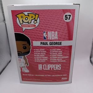 Funko POP! NBA #57 Paul George - LA Clippers - White Jersey (Vaulted) FRENLY BRICKS - Open 7 Days