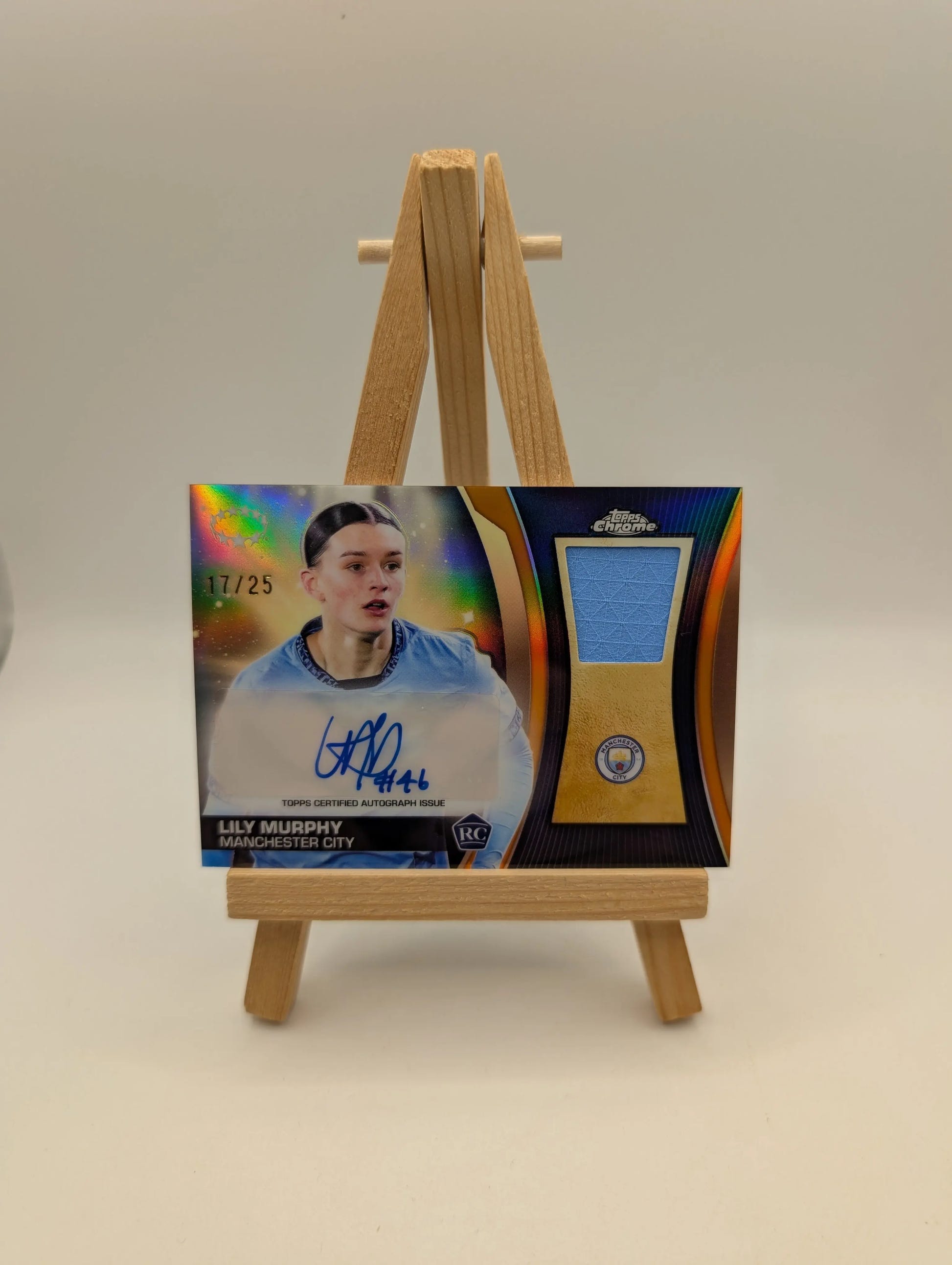 2024-25 Topps Chrome Uefa Women's Champions League - Premium Autograph Relics Lily Murphy #CPAR-MU FRENLY BRICKS - Open 7 Days image 1