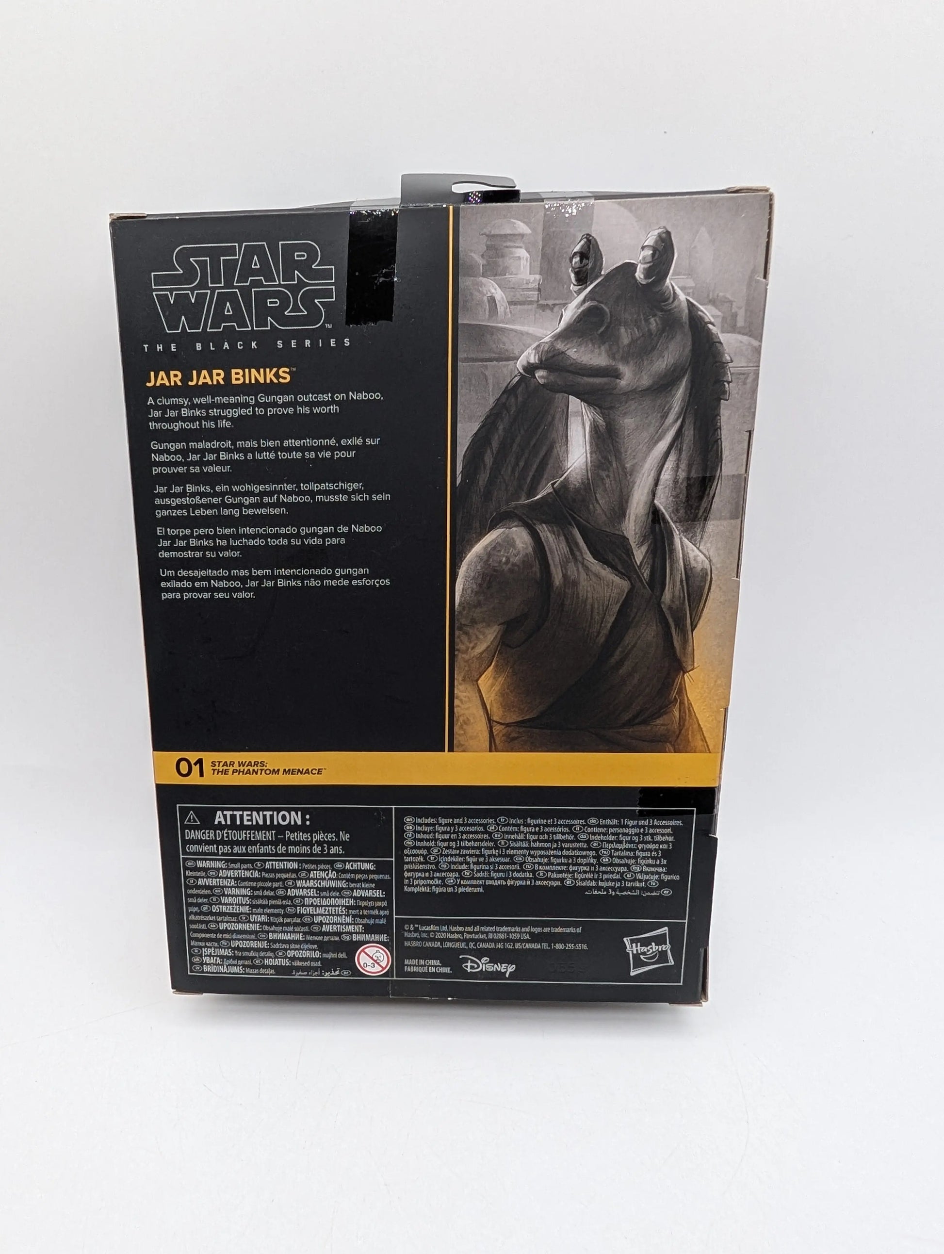 Star Wars Episode I: The Phantom Menace - Jar Jar Binks Black Series 6” Figure FRENLY BRICKS - Open 7 Days
