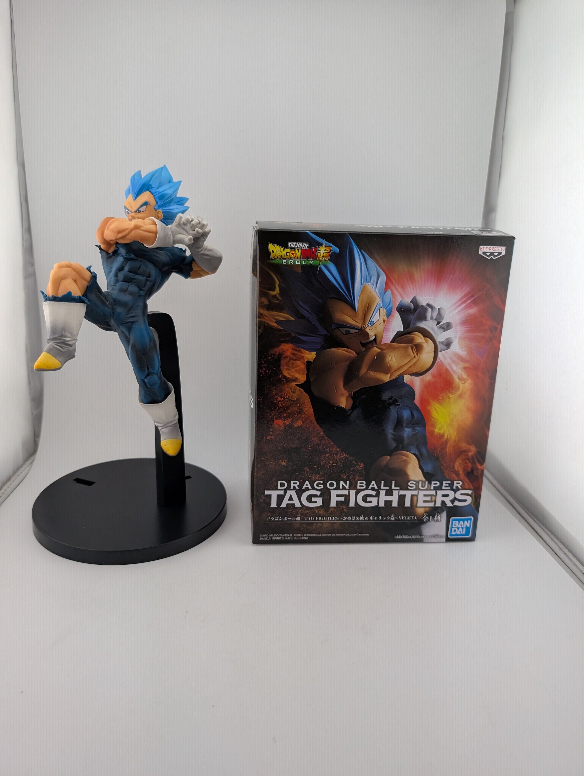 Banpresto Dragon Ball Super Tag Fighters SSGSS VEGETA son ex display FRENLY BRICKS - Open 7 Days