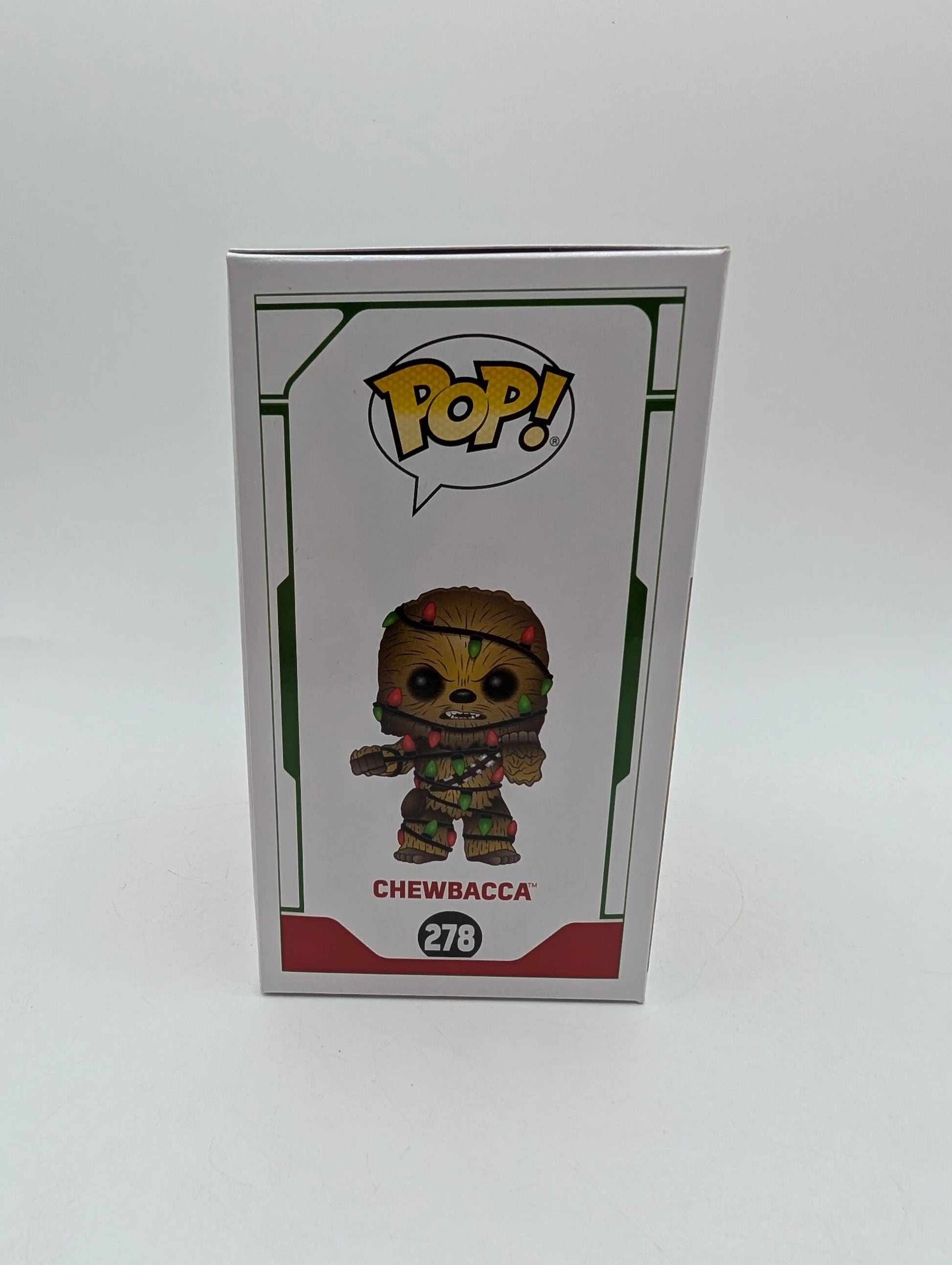 Star Wars - Chewbacca with Lights Christmas Holiday Pop! Vinyl Figure #278 FRENLY BRICKS - Open 7 Days