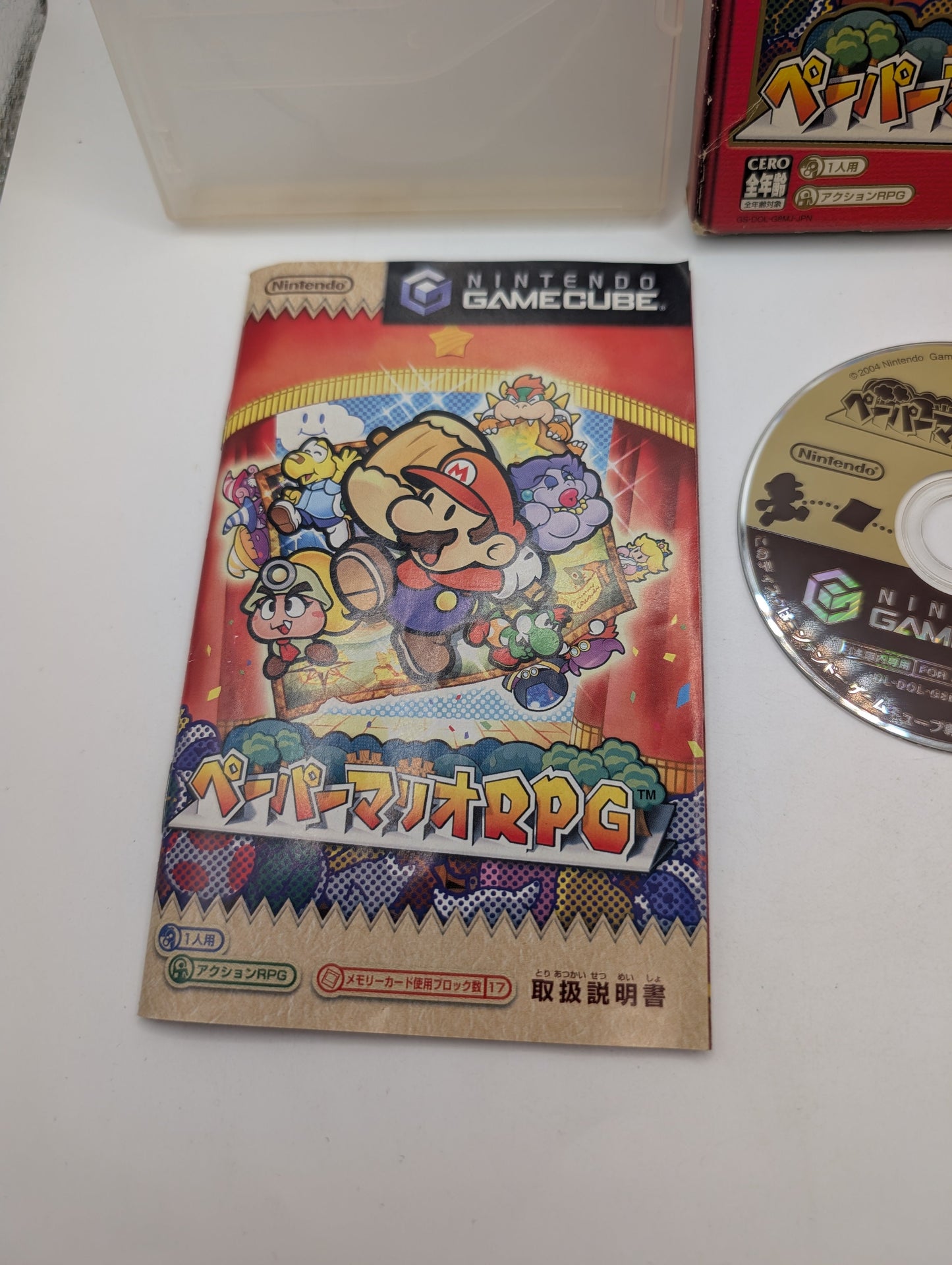 PAPER MARIO RPG GameCube Nintendo For JP System 2262 gc FRENLY BRICKS - Open 7 Days