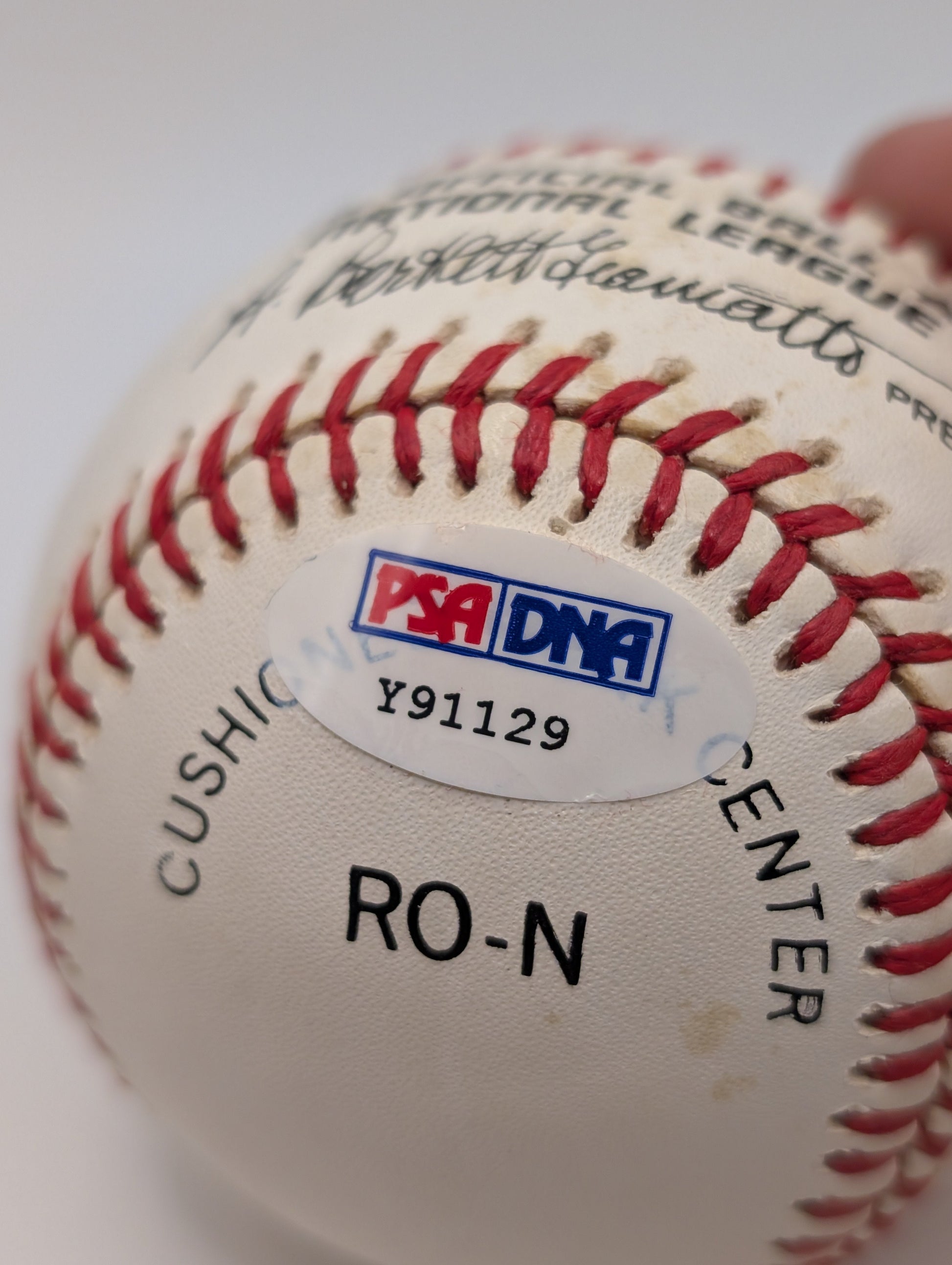 PETE ROSE CINCINNATI REDS  AUTOGRAPHED BART GIAMIATTI  BASEBALL BIG RED MACHINE FRENLY BRICKS - Open 7 Days