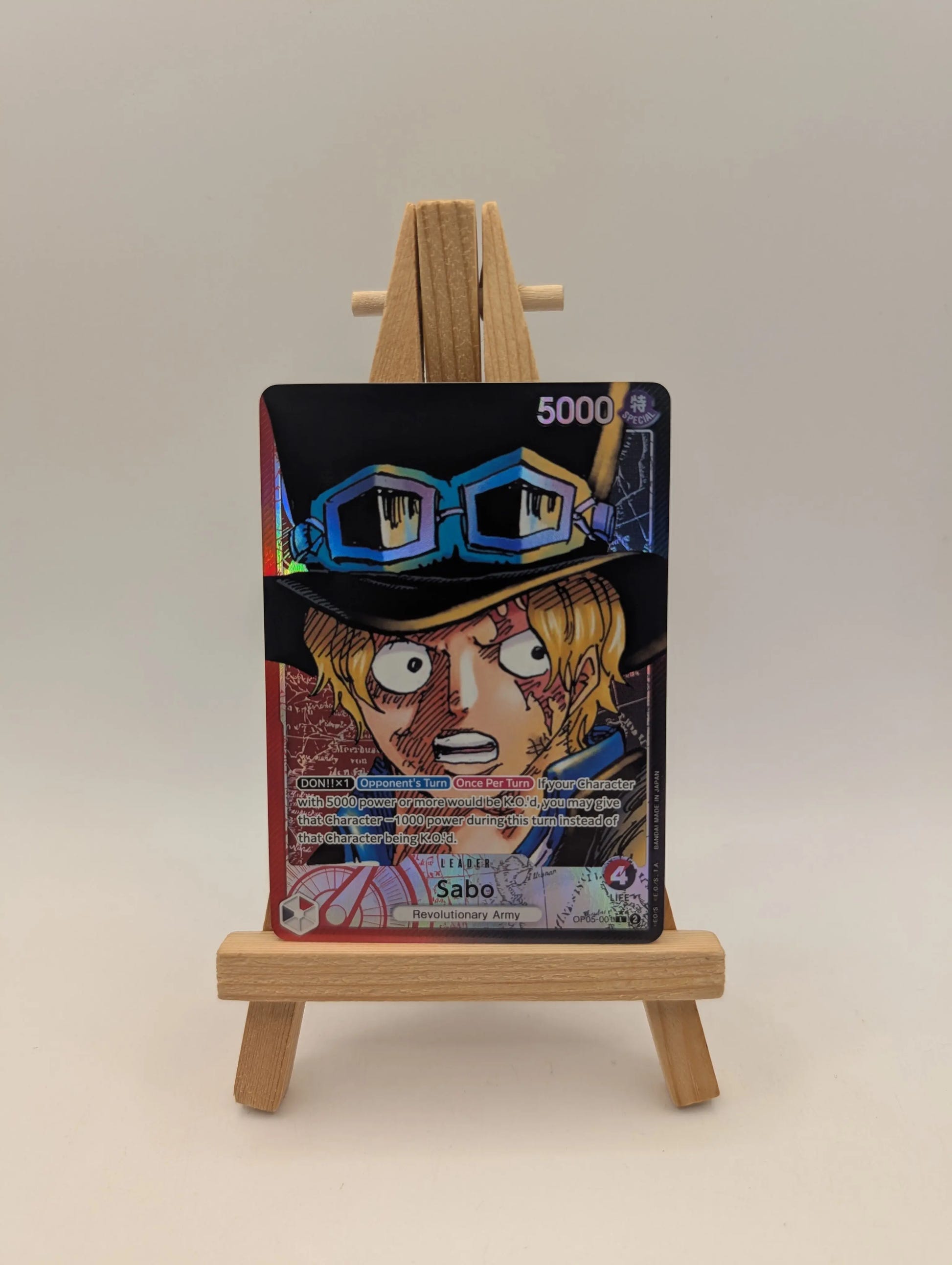 Sabo English Leader Alt Art OP05-001 Awakening of the New Era - ONE PIECE FRENLY BRICKS - Open 7 Days image 1