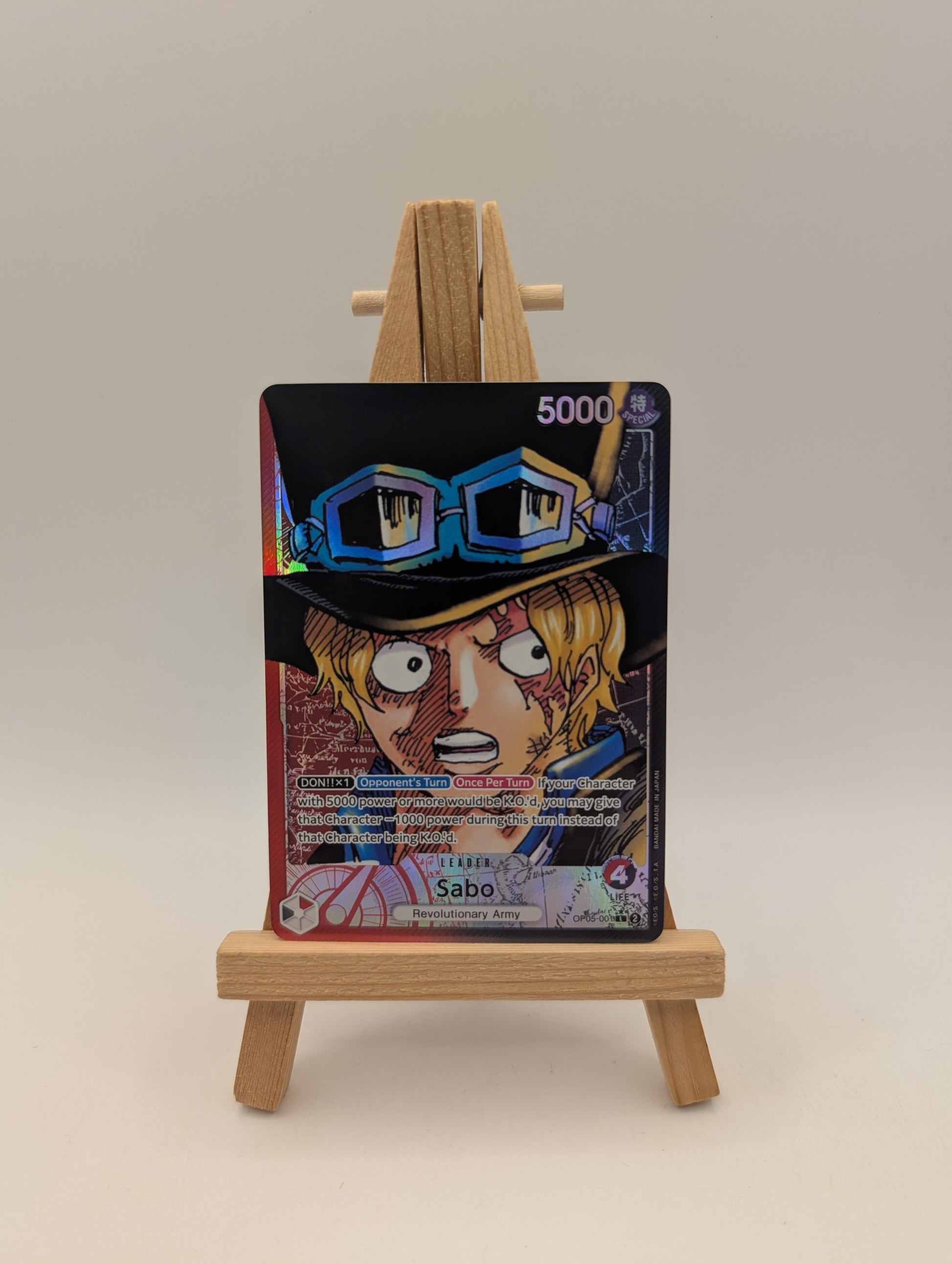 Sabo English Leader Alt Art OP05-001 Awakening of the New Era - ONE PIECE FRENLY BRICKS - Open 7 Days