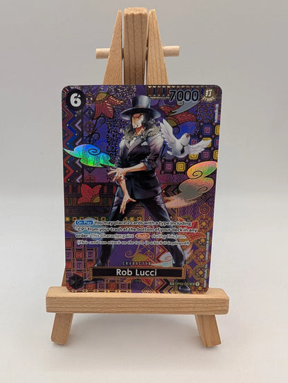 One Piece Card Game CCG TCG Rob Lucci OP03-092 SP Special Alt Art ENG FRENLY BRICKS - Open 7 Days
