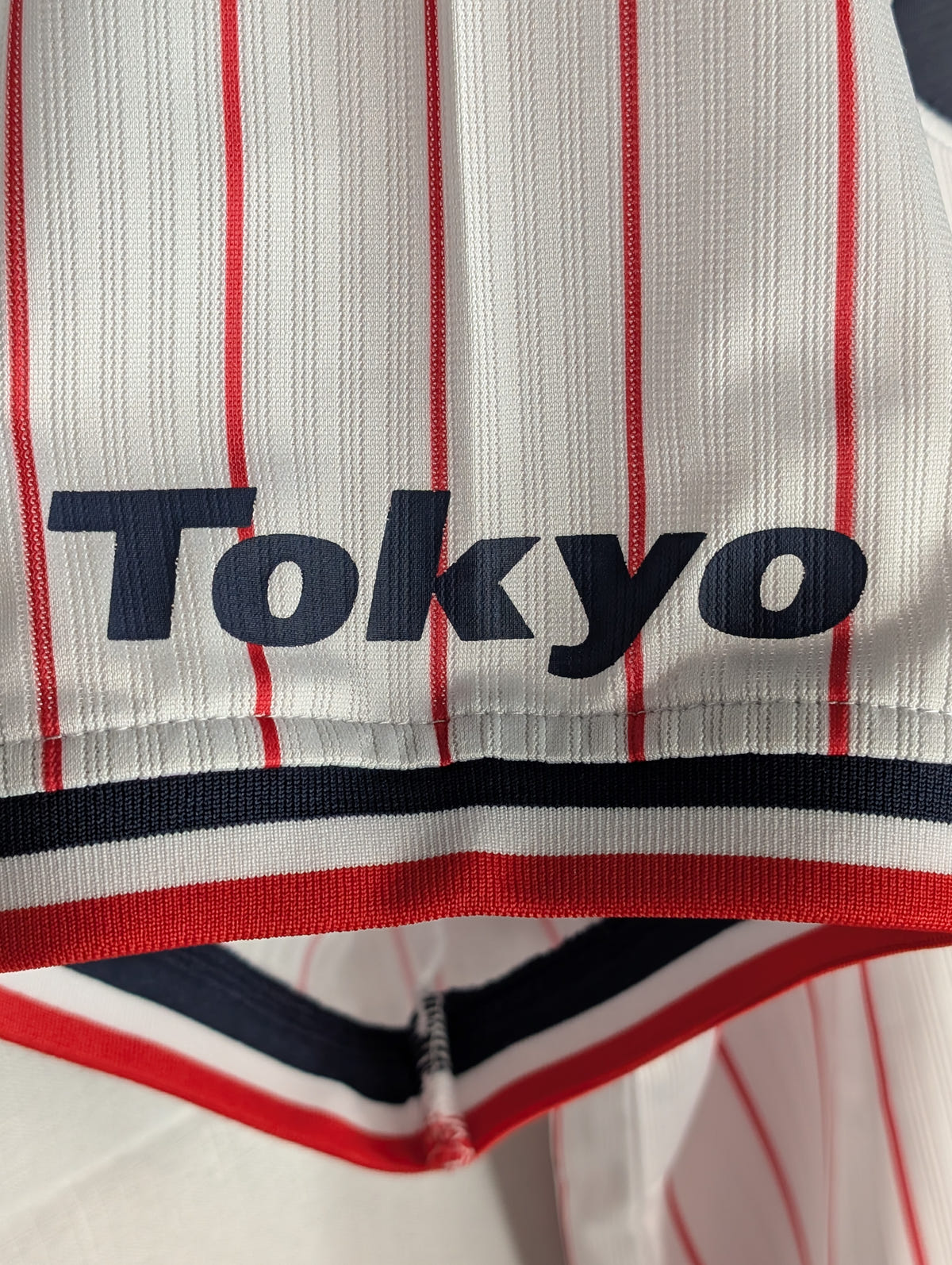 Nippon Baseball Tokyo Yakult Swallows 2016-2019 Home White/Red Blank XL Jersey, photo 20 image 20