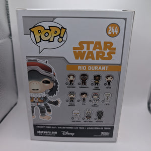 Pop Vinyl Figure - Star Wars - Rio Durant # 244 FRENLY BRICKS - Open 7 Days