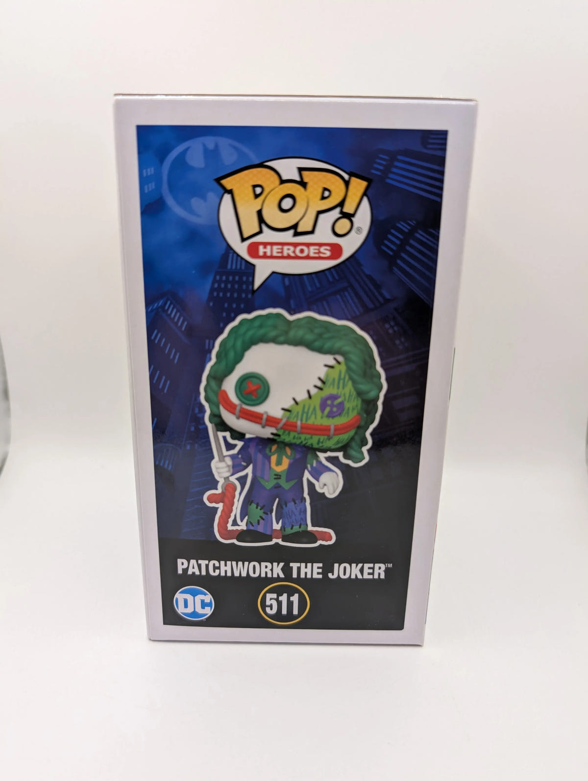 DC Comics - Patchwork The Joker Pop! Vinyl Figure #511 FRENLY BRICKS - Open 7 Days image 2