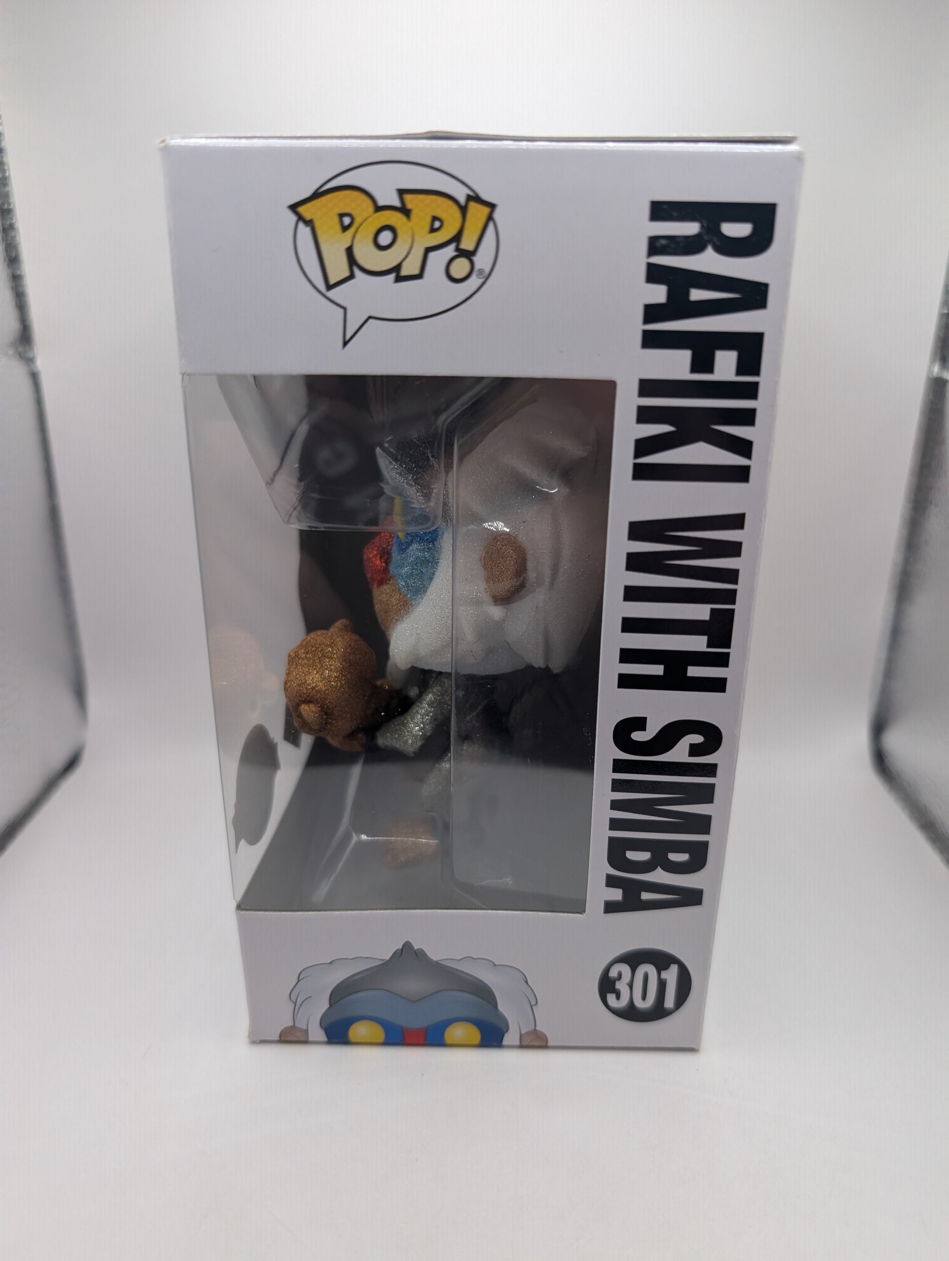 Funko Pop! Vinyl Disney The Lion King Rafiki With Simba Diamond Glitter #301 FRENLY BRICKS - Open 7 Days