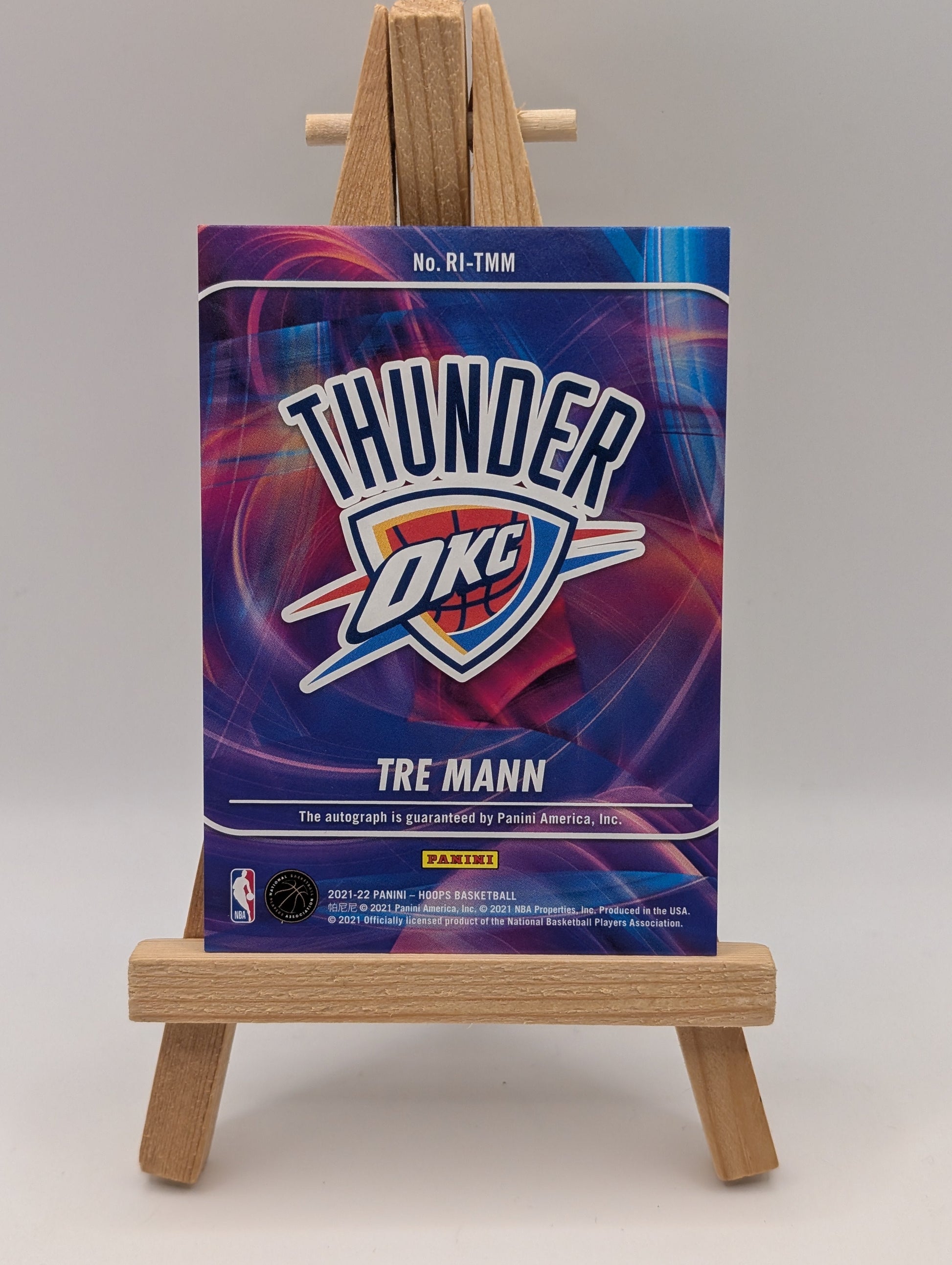 2021-22 Panini NBA Hoops Rookie Ink Tre Mann #RI-TMM Rookie Auto RC FRENLY BRICKS - Open 7 Days