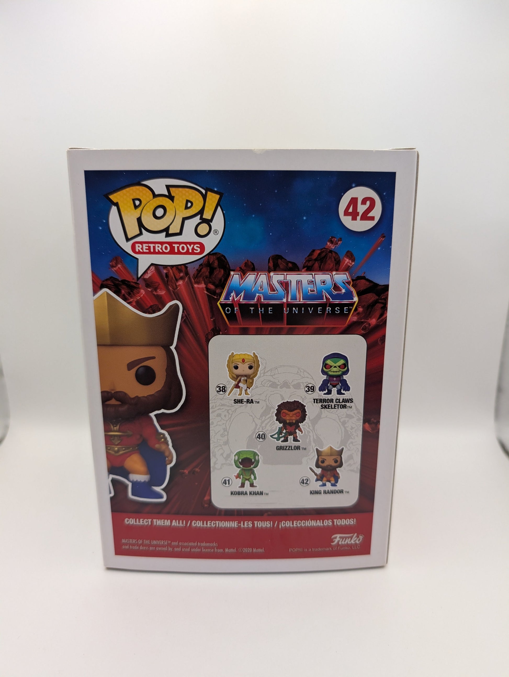 He-man Masters Of The Universe King Randor Funko Pop Vinyl 42 Retro FRENLY BRICKS - Open 7 Days