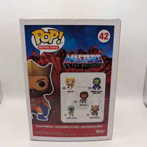 He-man Masters Of The Universe King Randor Funko Pop Vinyl 42 Retro FRENLY BRICKS - Open 7 Days