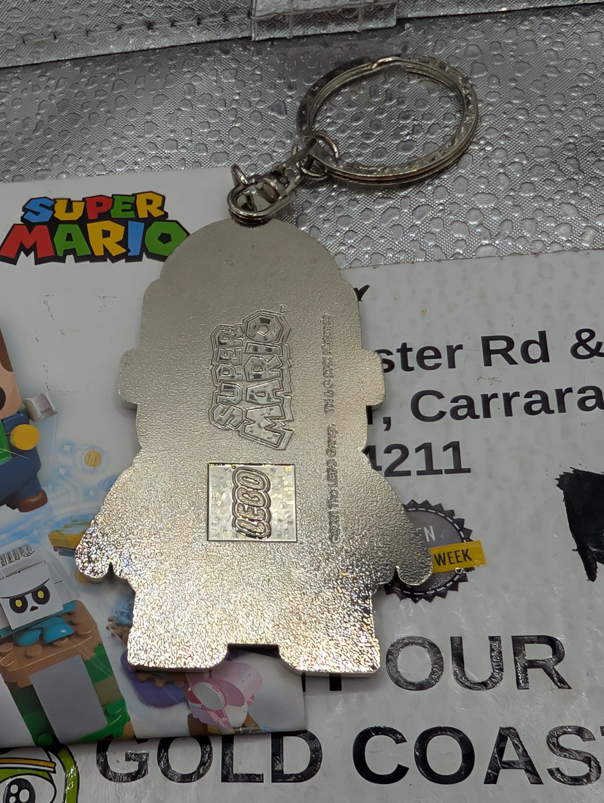 LEGO Luigi Collectable Super Mario VIP Keychain FRENLY BRICKS - Open 7 Days