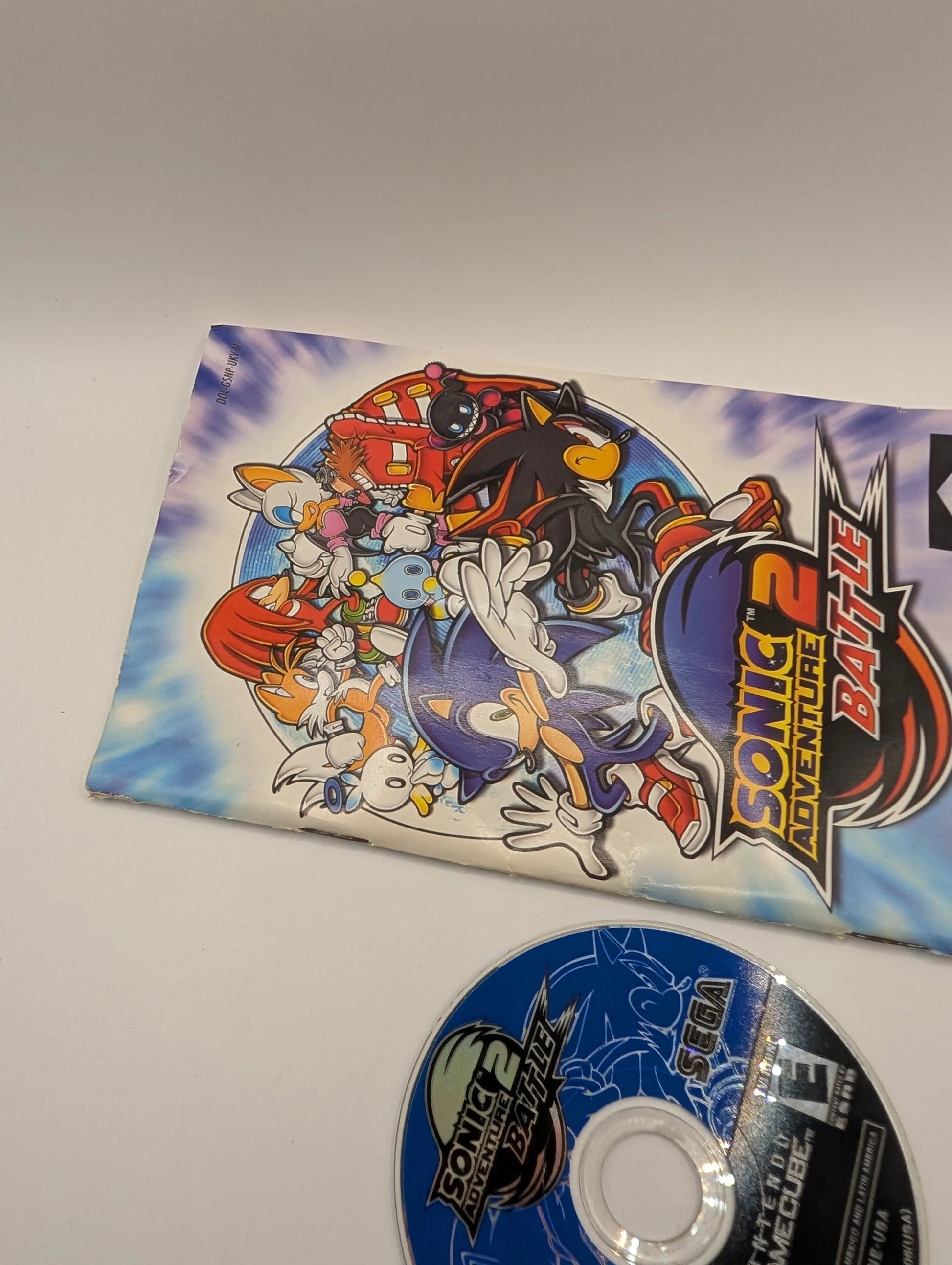 Sonic Adventure 2: Battle (GameCube Game PAL)  VGC - Disc, Manual, Case Vintage FRENLY BRICKS - Open 7 Days