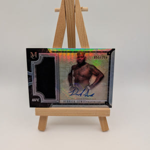 2018 Topps UFC Museum Collection Relic Autograph Card Derrick Lewis /220 FRENLY BRICKS - Open 7 Days