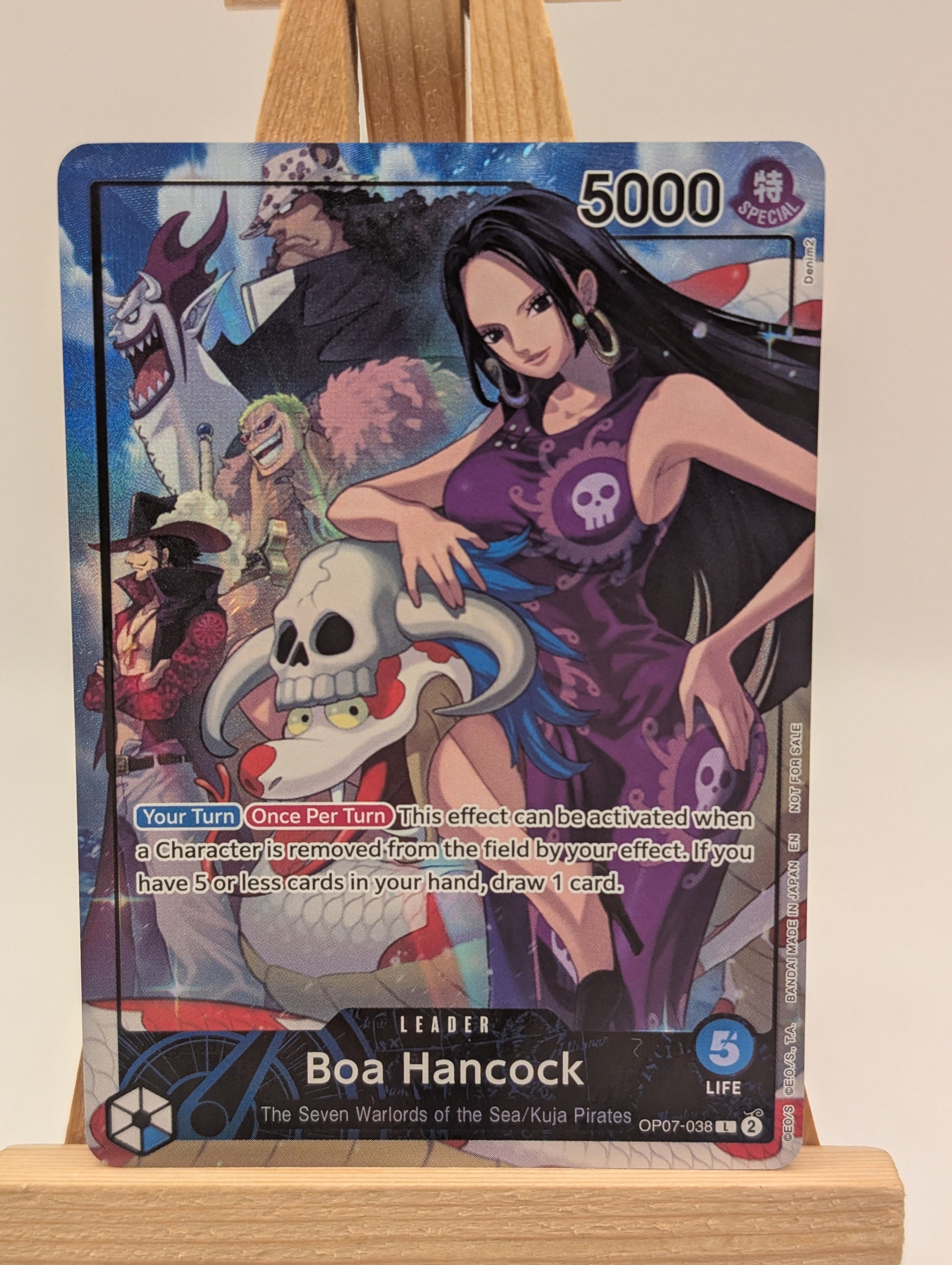 Boa Hancock OP07-038 PSA Magazine Promo One Piece TCG - Brand New Sealed FRENLY BRICKS - Open 7 Days