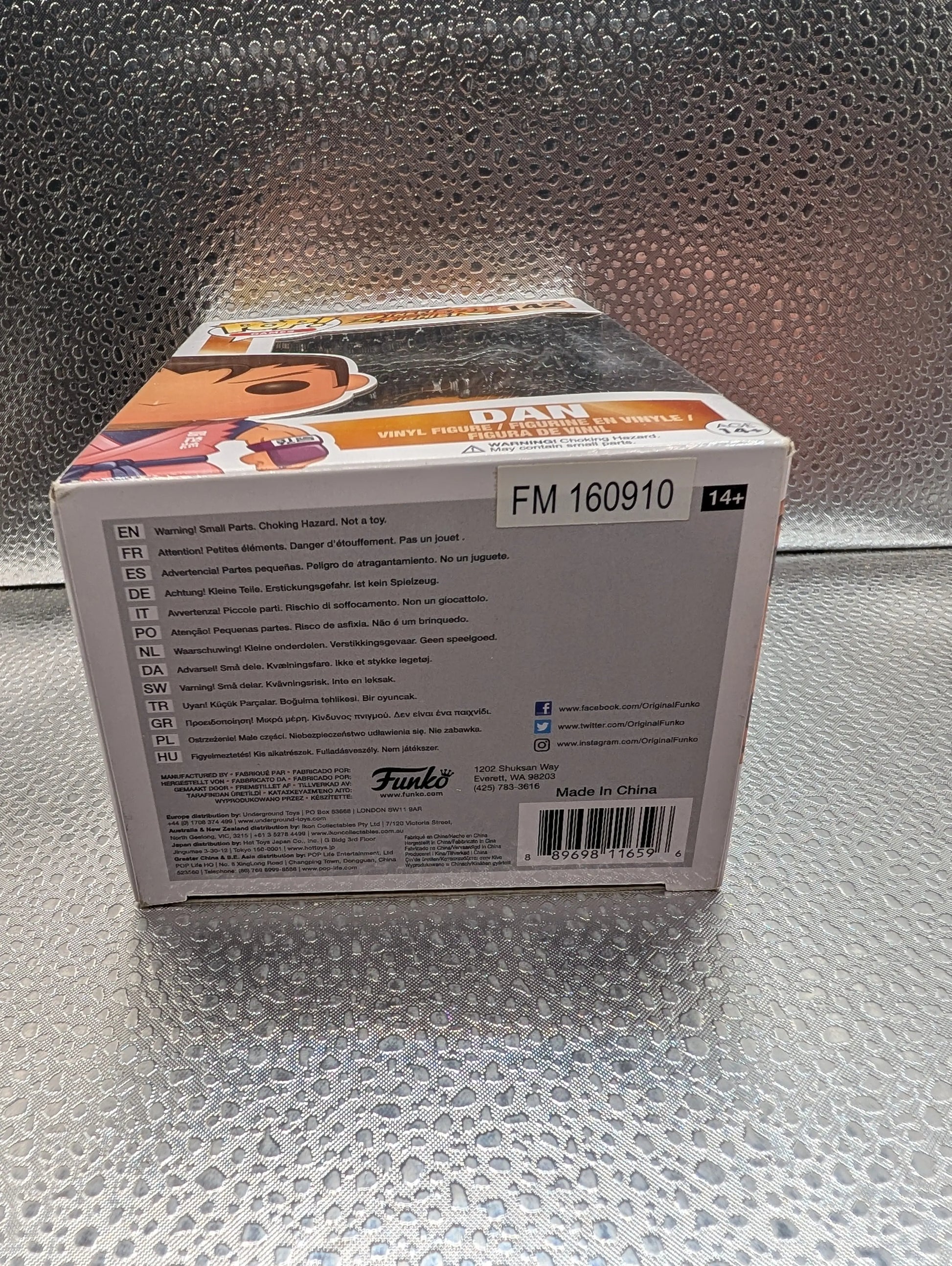 FUNKO Pop Vinyl Dan #142 FRENLY BRICKS - Open 7 Days