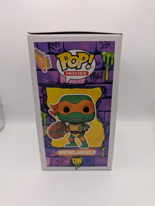 Funko Pop! TMNT: Michaelangelo Mutant Mayhem #1395 FRENLY BRICKS - Open 7 Days