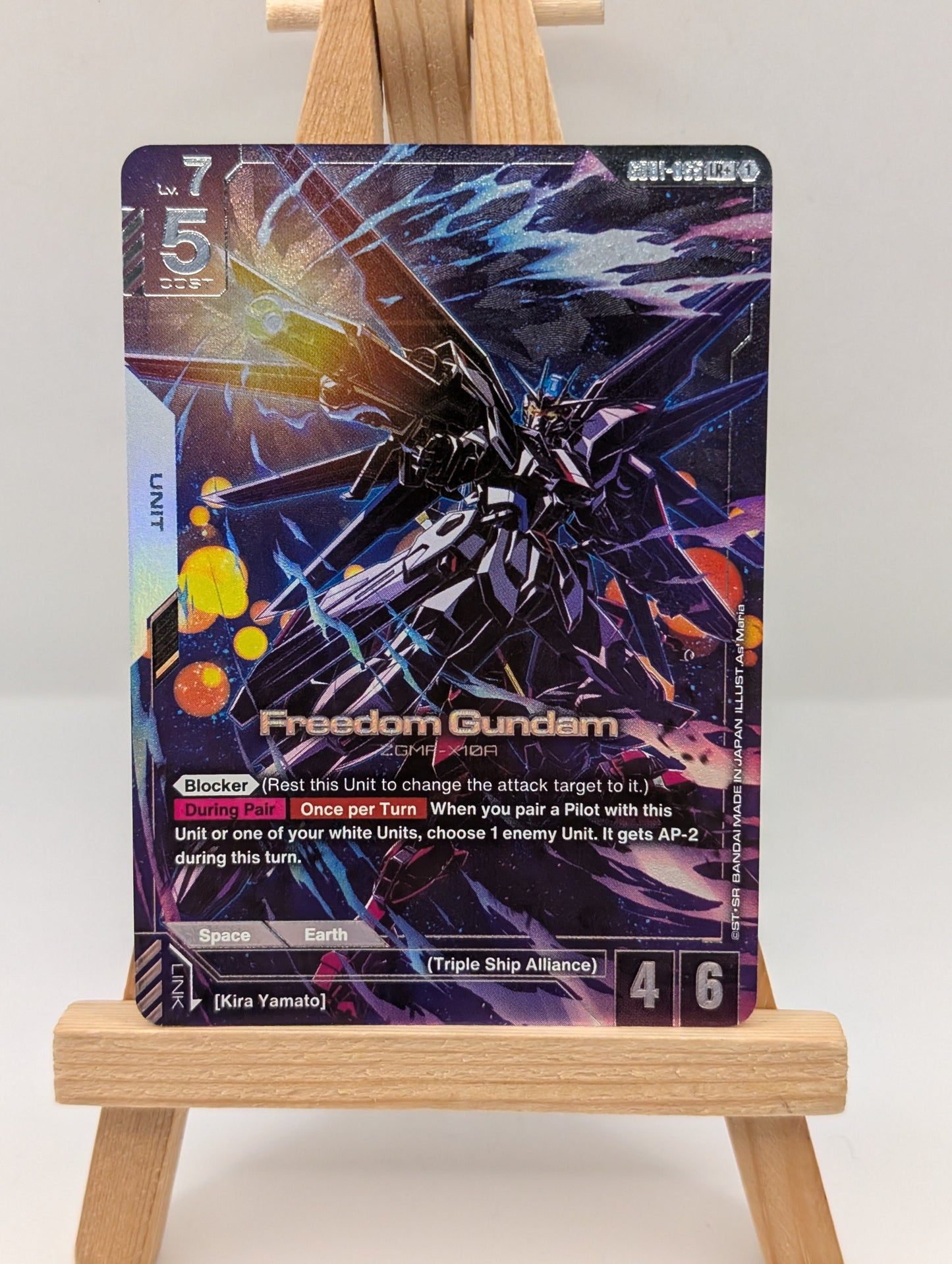 Freedom Gundam GD01-065 LR+ Alt Art GUNDAM TCG CARD GAME ENGLISH NEWTYPE RISING FRENLY BRICKS - Open 7 Days