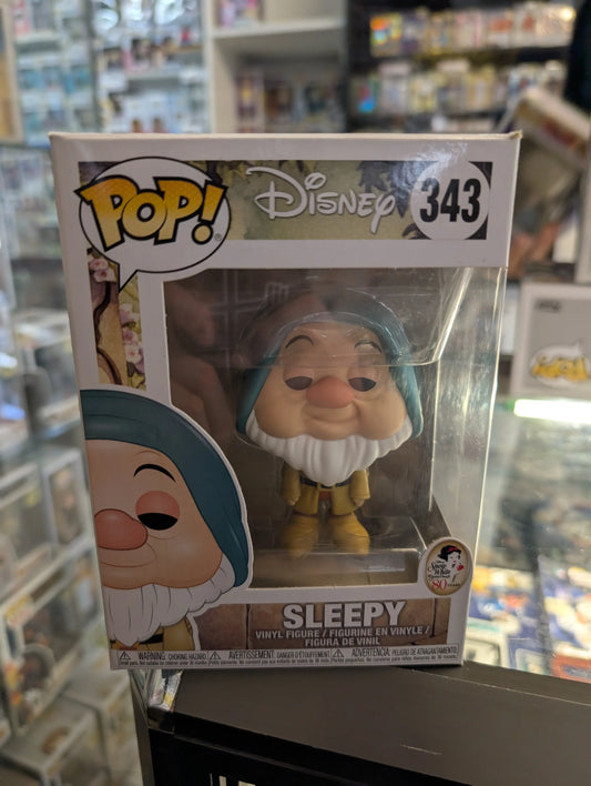 Sleepy 343 ~ Disney: Snow White and the Seven Dwarfs ~ Funko Pop Vinyl FRENLY BRICKS - Open 7 Days
