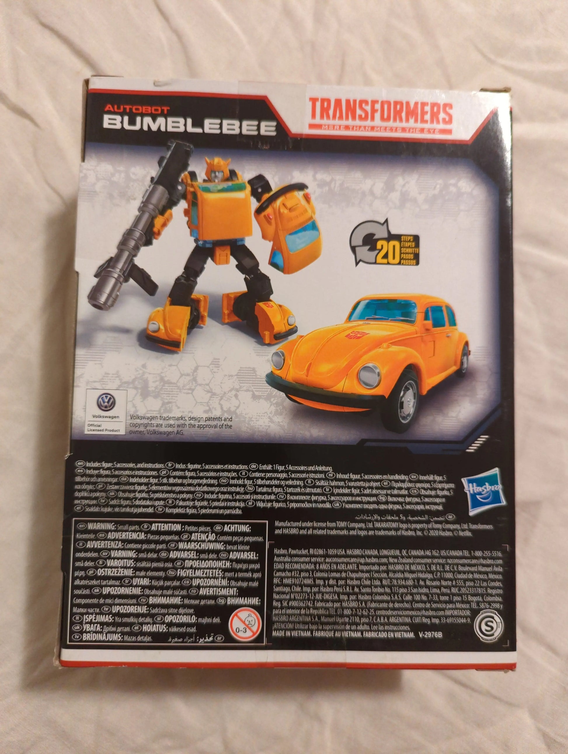Hasbro Transformers War for Cybertron Bumblebee Action Figure (F0702) FRENLY BRICKS - Open 7 Days