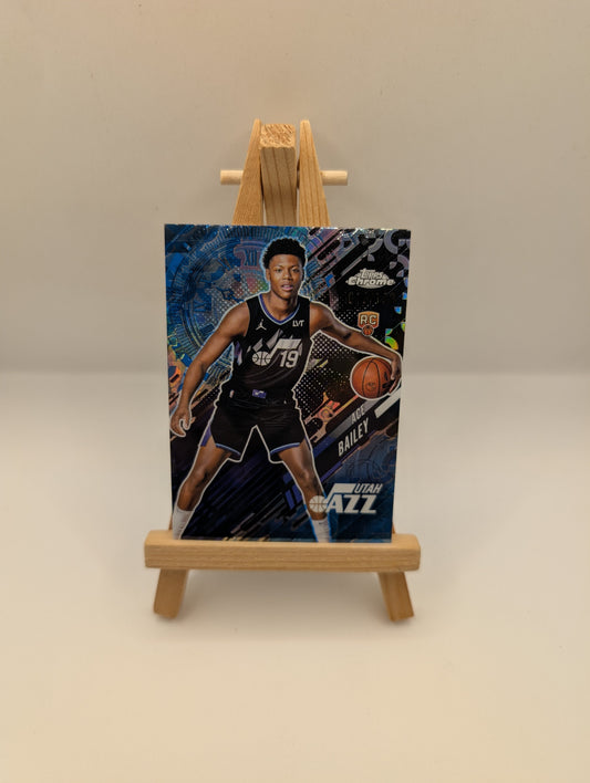 Ace Bailey 2025-26 Topps Chrome - Go Time Refractor /150 #GT-20 Utah Jazz FRENLY BRICKS - Open 7 Days